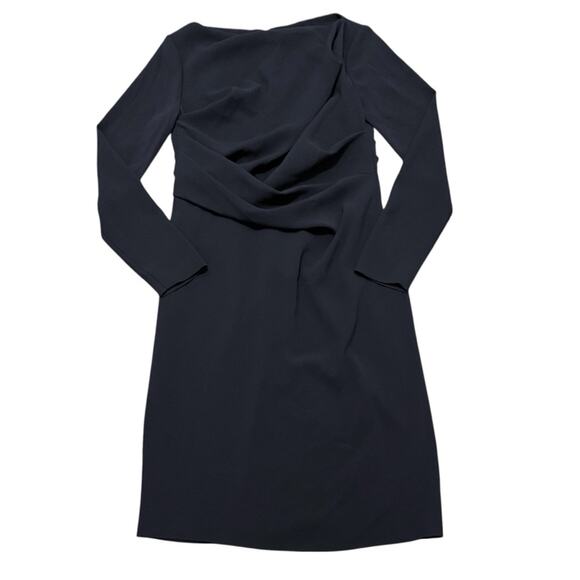 Talbot Runhof Formal Long Sleeve Knee Length Dress - Picture 1 of 13